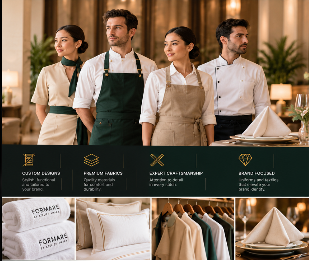 FORMARE hospitality uniforms and premium textiles